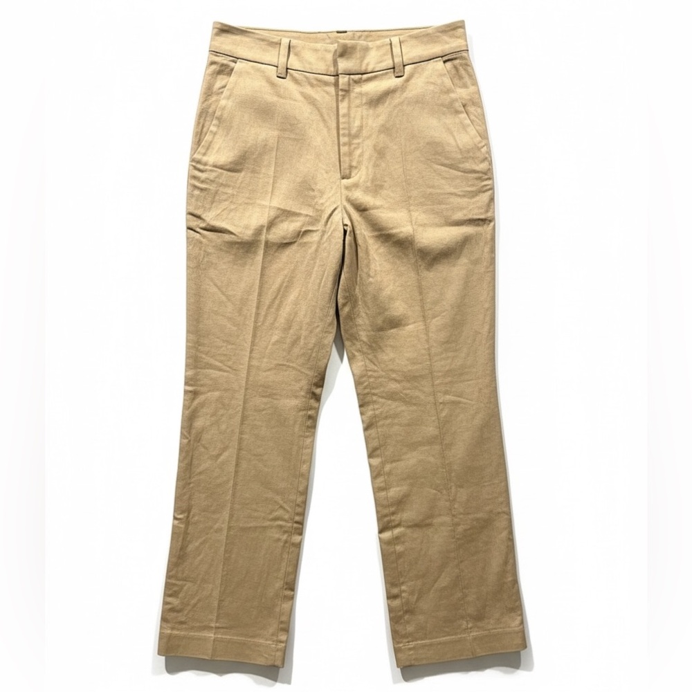 Ann Taylor Factory Hugh Waist Wide Leg Linen Blend Pants Full Length Size 2 NWT